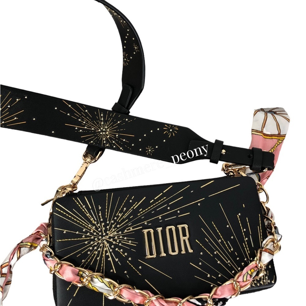 NEW Dior Crossbody Shoulder Purse‎ Clutch and 2 Detachable Straps